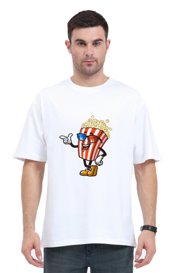 White Printed T-shirt For Men